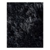 Alfombra De Salón Peluda Súper Suave De 160cm120cm Negro