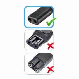 Pkpower Power Cord Adapter for Razor Trimmer Shaver FS330 FS360 Charger Cable