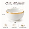 Loymokinar 20 oz Ceramic Bowls Set of 6 – Modern