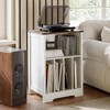 ChooChoo Record Player Stand, Vinyl Record Storage Cabinet, Turntable Stand