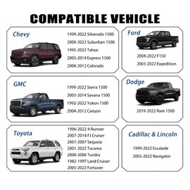 6x5.5 6x139.7 6x135 Universal Wheel Spacers 1/2" (12mm), 4PCS Forged Wheel Adapters for Chevy Silverado Suburban Tahoe/ GMC Sierra Savana Yukon/ Ford F150 Expedition/ Toyota Tacoma 4Runner FJ Cruiser