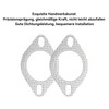 SANTUO 2 pieces 76 mm exhaust gasket exhaust flange gasket