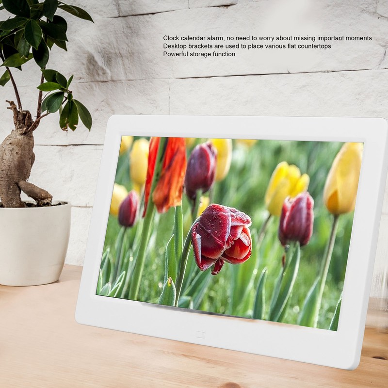 10 Inch Digital Picture Frame HD Intelligent Remote Control Video