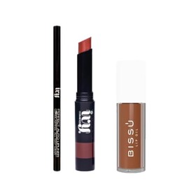 Set viral Lapiz Delineador y Labial Mate IVY + Lip Oil Bissú (Vainilla)