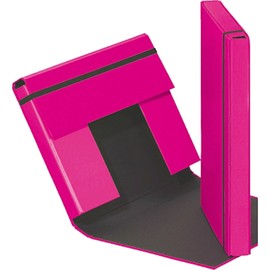 Pagna Trend Colours A4 Box Wallet - Pink/Orange/Blue/Green