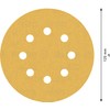 Bosch Professional 50x Expert C470 Sandpaper (Ø 125 mm, Grit