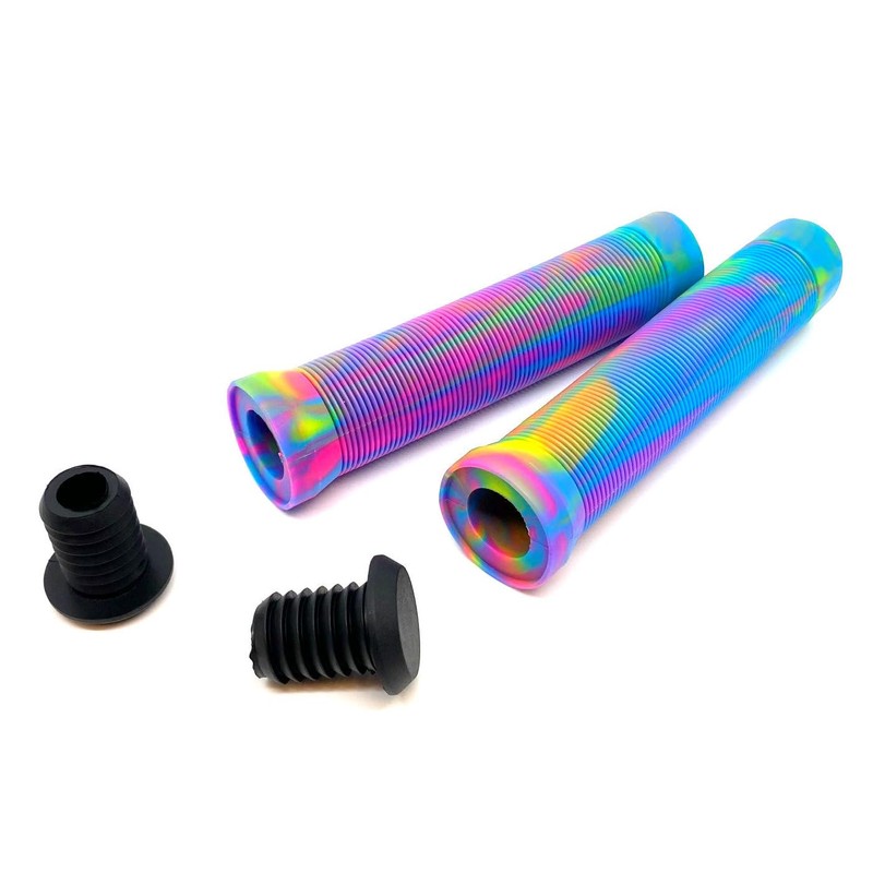 Team Dogz Bicycle Handlebar Grips, Non-Slip Soft Rubber Cycling Grips,