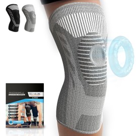 FIT MEDIC Knee Support I Premium Knee Support with Gel Pad Supportive & Flexible I Unisex Meniscus Bandage for Knee Joint Pain Ideal for Sports, Everyday Life & Rehabilitation I Knee Pads for
