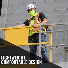 Malta Dynamics Warthog Safety Harness Fall Protection, Universal Full Body Harness with Side D-Rings & Tongue Buckle Legs, Roofing Harness for Safety and Protection - OSHA/ANSI Compliant, (SM-LG)