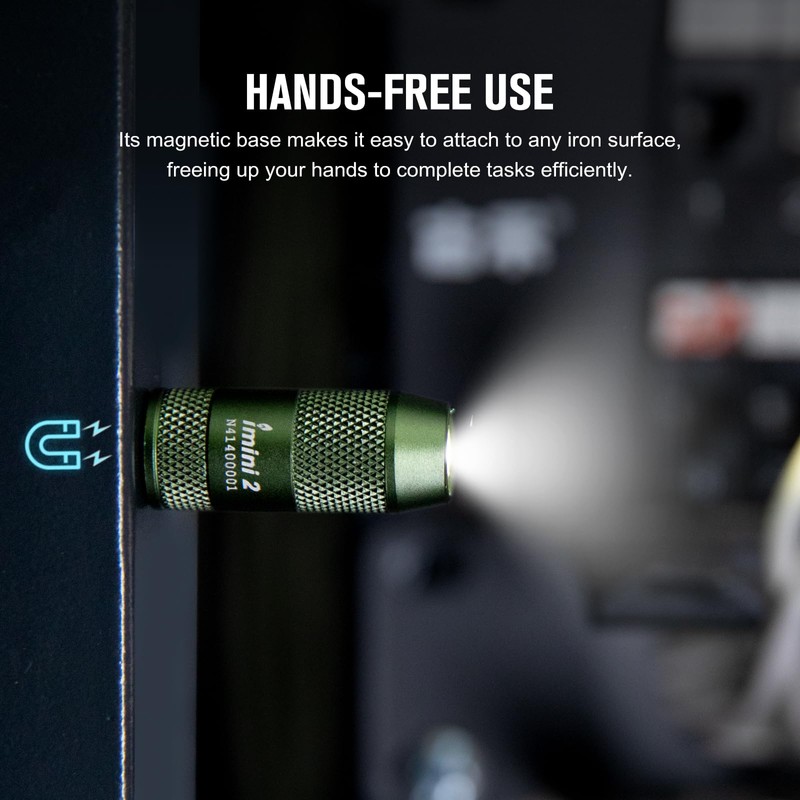 OLIGHT IMINI 2 EDC Rechargeable Keychain Flashlight, 50 Lumens Compact