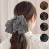 셀러버디C Women's Ribbon Hairpin Dating Claw Hairpin Travel Check zab730