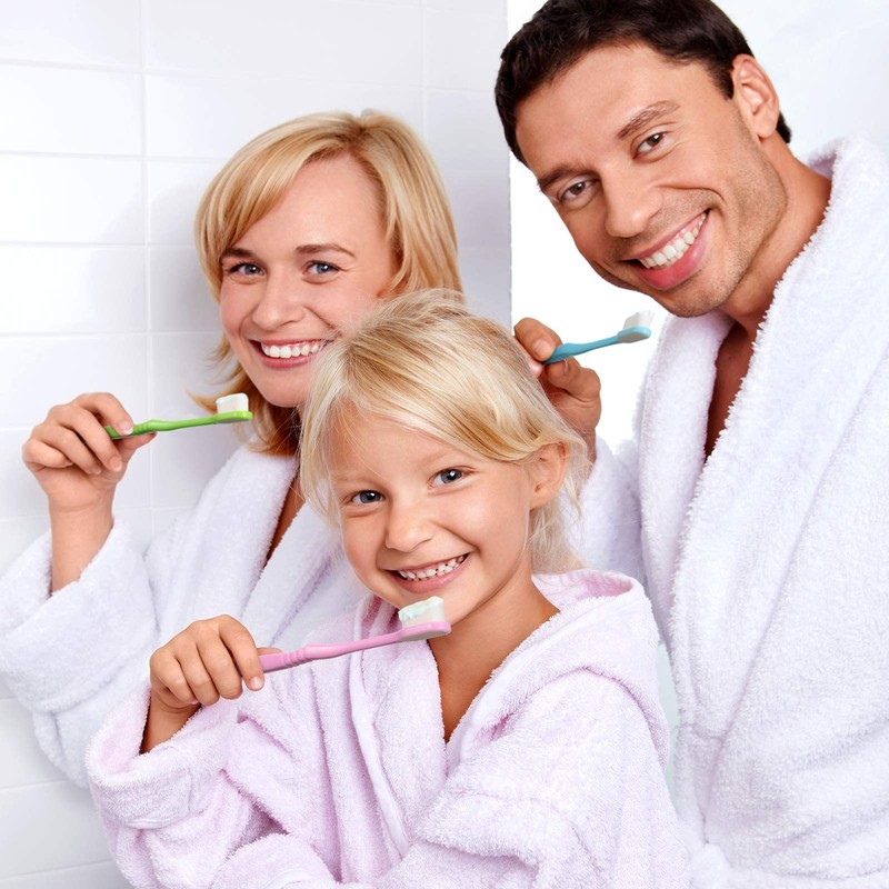 8 Pcs Micro Nano Manual Toothbrush Extra Soft with 20,000