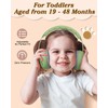 Lilian&Gema 2-in-1 Baby Ear Muffs Noise Protection, Adjustable Baby Headphones