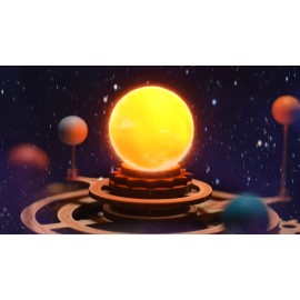 ROKR 3D Wooden Puzzles Huge Orrery Mechanical Model Toy Building Toys Kids Gifts