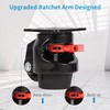 Nefish Leveling Casters Set of 4 Heavy Duty 80F, Retractable