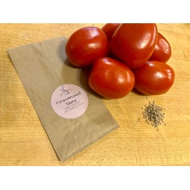Roma VF Tomato Seeds Organic Heirloom Non GMO 250 Seeds Ships in Compostable Recycled Paper Packaging