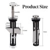 Universal Toilet Seat Bolts and Screws,Quick Release Top Hinge Fixings,Easy