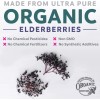 PureCo Organic Elderberry Capsules 10:1 Extract Equals 5,000mg Fresh Elder