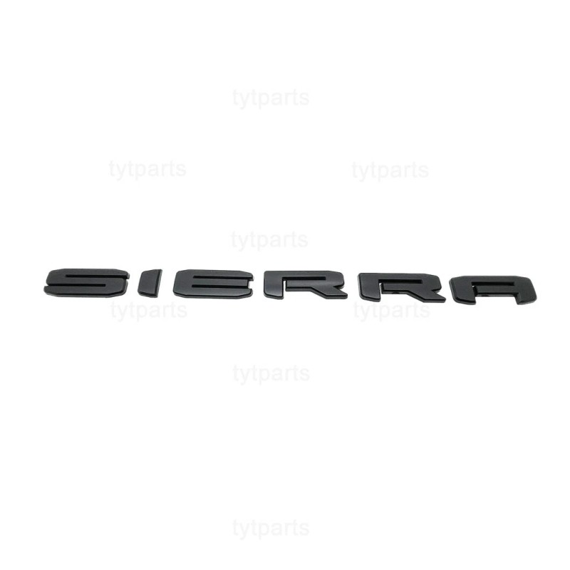 GMC 2019 - 2025 Matte BLACK GMC SIERRA LETTER Replacement