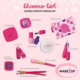Make it Up B016XIMFQY Glamour Girl Pretend Play Make up Kit