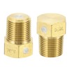PATIKIL 3/8" BSPT Brass Fuse Plug, Brass Fusible Melt Plug
