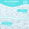 Stone-look shower mat / bath mat, 53 x 53 cm