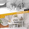 JayRex Bathroom Organizer Countertop Shelf, 3 Tier Corner Rack Adjustable