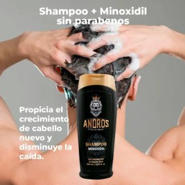 Kit Shampoo Para El Cabello Y Jabón Para El Cuerpo Andros                                                                                             