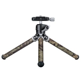 Leofoto MT-02C+LH-22 Camouflage Carbon Mini Tripod Head Set