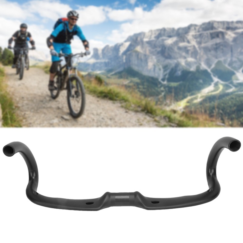 Bike Handlebars Carbon Fiber Shockproof Flexible Light Weight Bicycle Replacement