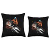 Freestyle Skier Throw Pillow