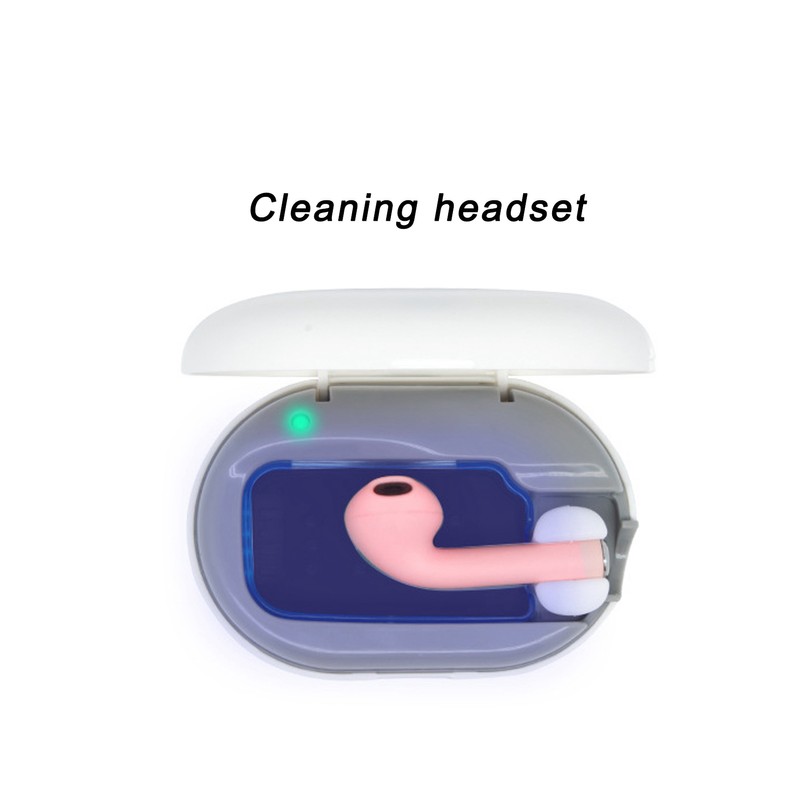 UVC Toothbrush Cleaner Box Mini Portable Travel USB Ultraviolet Cleaning