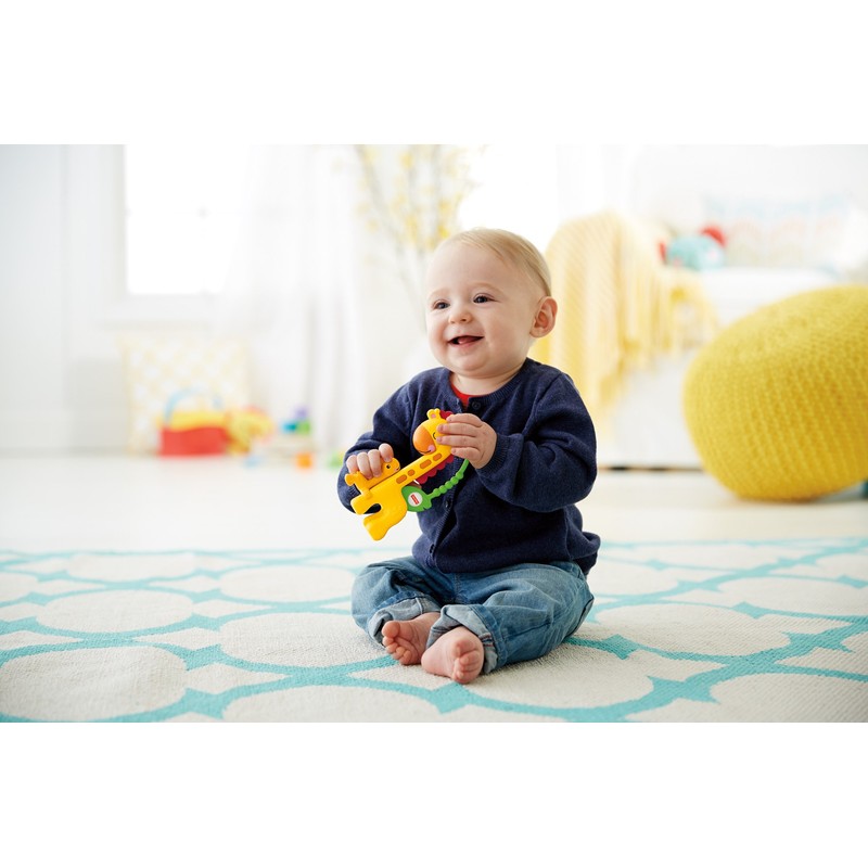 Mattel Fisher-Price CGR92 - Giraffen-Mami und Baby, Babyspielzeug