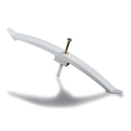 Kimmel Double Cable Hanger, Cable Fixing, Cable Clamp, Clamping Disc with Nail Dowel (Pack of 10), Light Grey