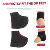 Sosoport 2pcs Heel Protector Brace Arch Support Compression for Foot