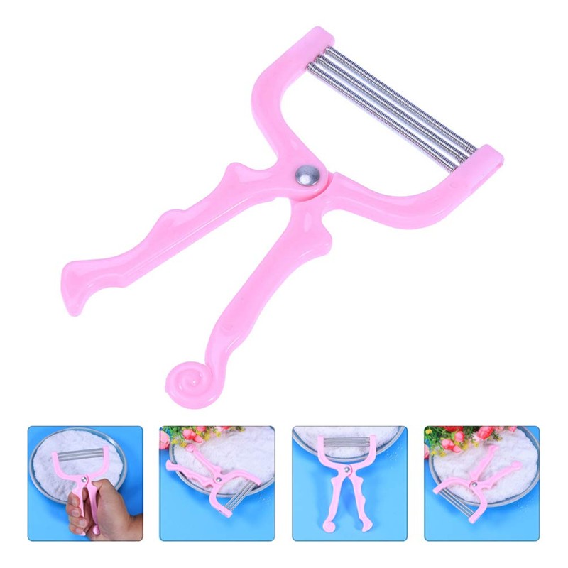 EXCEART 2 Pcs Manual Facial Hair Removers Practical Hair Epilators