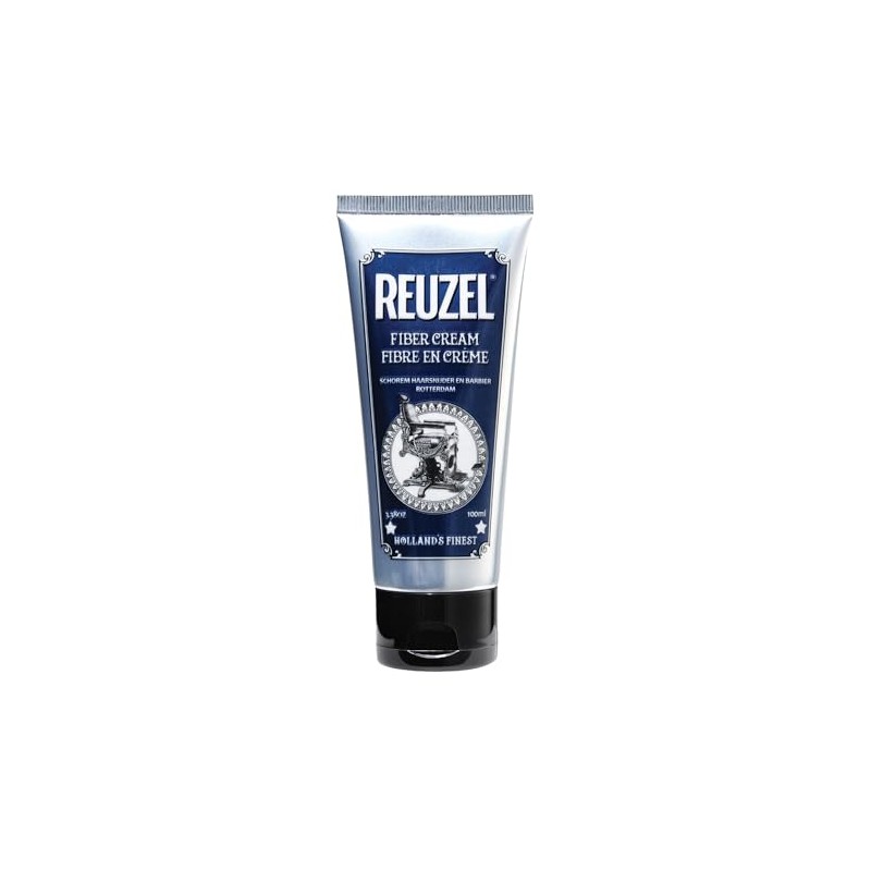 Reuzel Fiber Cream, Provides a Low Shine Finish, 100 ml