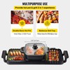 Happybuy 2400W 2-in-1 Electric Grill & Hot Pot – Smokeless