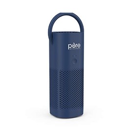 Pure Enrichment PureZone Mini Portable Air Purifier - True HEPA Filter Cleans Air, Helps Alleviate Allergies, Eliminates Smoke & More — Ideal for Traveling, Home, and Office Use (Blue)