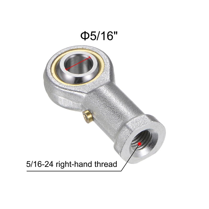 sourcing map 2pcs PHSB5 Female Rod End Bearing 5/16 Inch