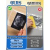 Easy-Slide Photocard Sleeves Photo Protector for 3x4in Ultrasound Pictures