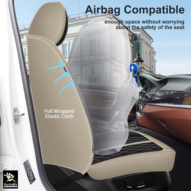 IKABEVEM Car Seat Covers Fit for Hyundai Palisade 2020-2024: Front