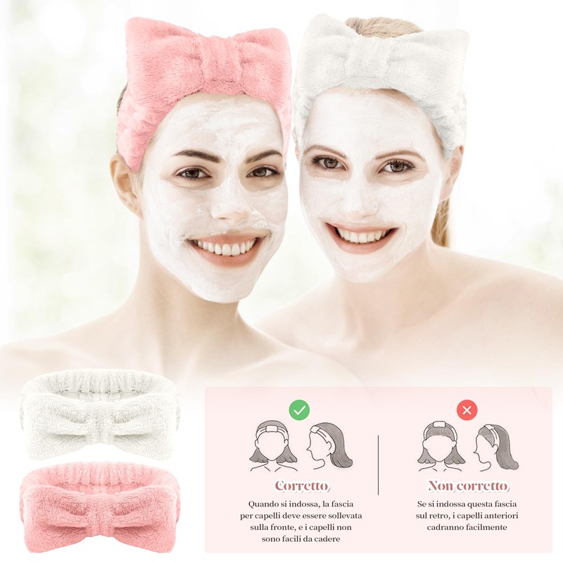 LYNJOVU 6 Pieces Face Wash Hair Bands for Women Headband