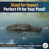 Outdoor Water Solutions Floating Alligator | Predator Deterrent | Pond