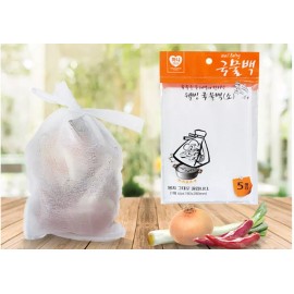 HANY Disposable Tea Filter Bag for Loose Tea or Soup, 5pc x 5 pack (7 x 11 in)