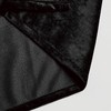 Fredsure Distressed Velvet Shower Curtain Set, 13 Pieces Black Including