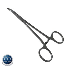 OSUNG Mosquito Hemostat, Curved, 5", HTM130C, 2 pcs