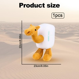 1 Piece Italian Brainrot Plush, Brainrot Toys, Unique Fridge Camel Plush for Home Decor and Gifts, Soft Stuffed Toy for Kids and Collectors, Italian Brainrot Plushie