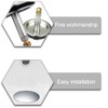 JIALWSJWAN Bathtub Chock Plug Adjustable Bathtub Plunger 44mm Sink Drain