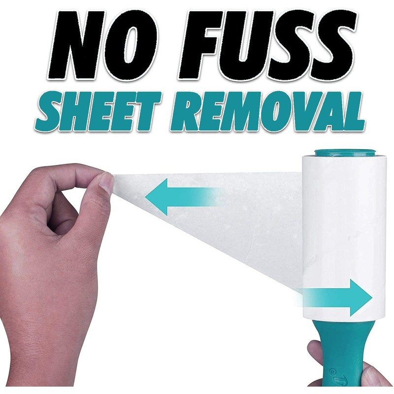 DecorRack Lint Rollers with Extra Refill, Pet Hair Remover, 300